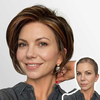 🔥 Summer Sale Natural-Looking Short Wig With Flattering Volume & Adjustable Comfort Fit