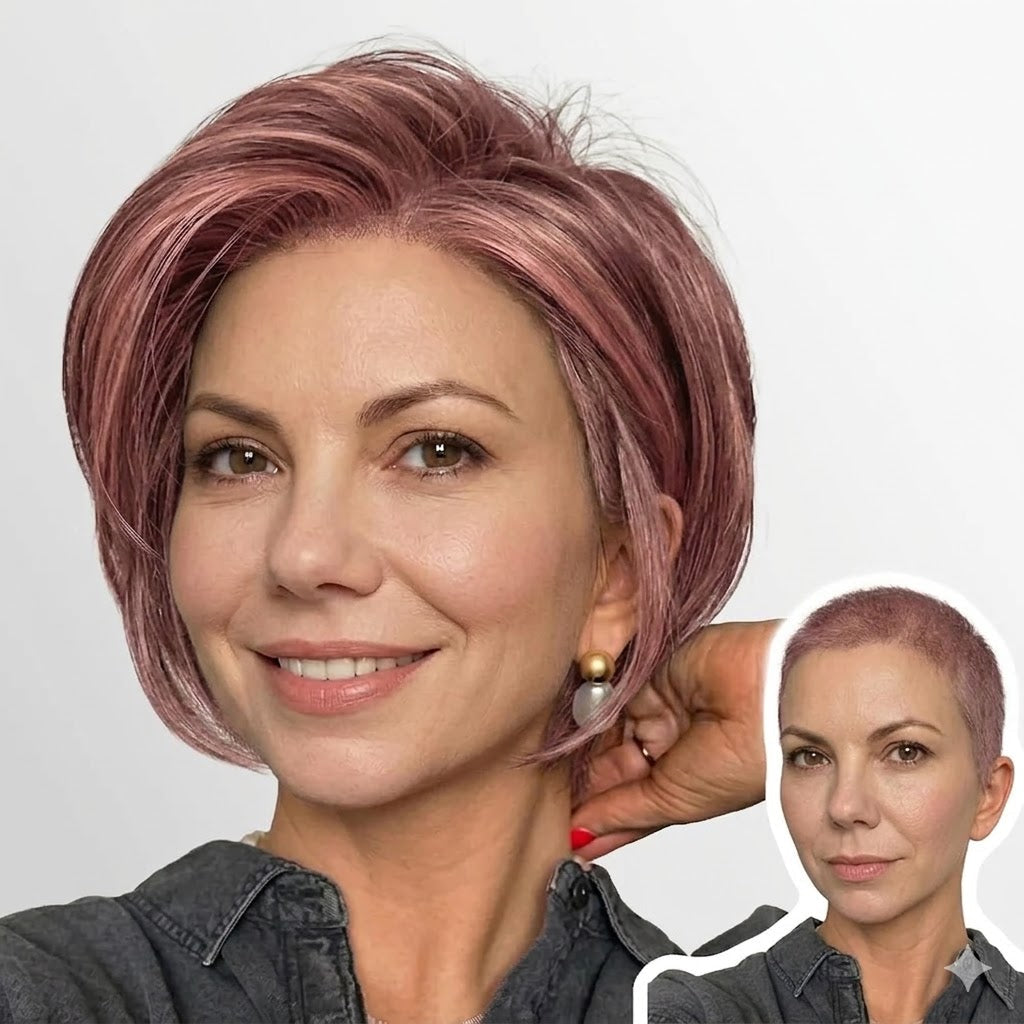 🔥 Summer Sale Natural-Looking Short Wig With Flattering Volume & Adjustable Comfort Fit