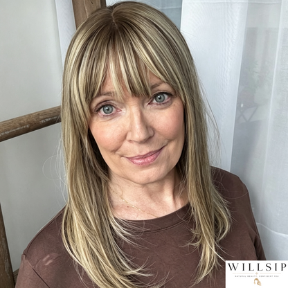 Hair Topper with Bangs | Hair Piece for Thinning Hair