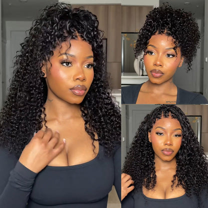 ✨  Glueless HD Lace Boho Braids  Wig – Natural Goddess Curls