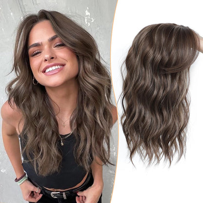 ⚡ Final Hours –🌷2026 New Lightweight & Breathable Wavy Hair Topper