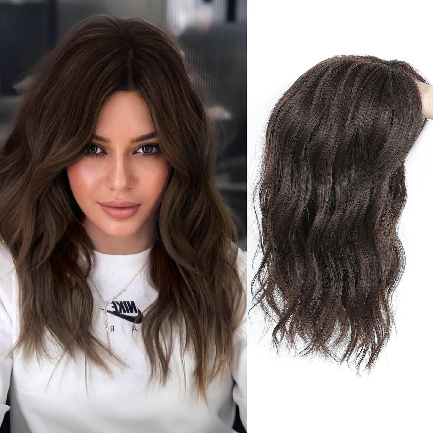 ⚡ Final Hours –🌷2026 New Lightweight & Breathable Wavy Hair Topper