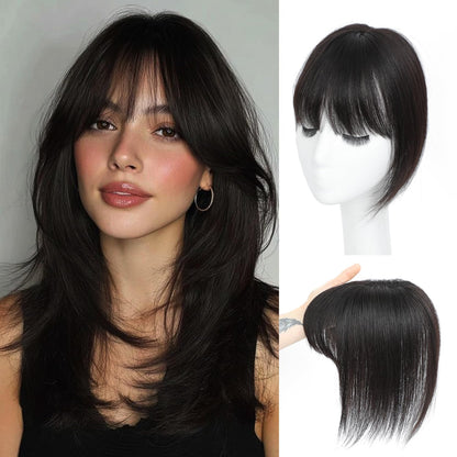 🔥 NEW ARRIVAL SALE- Hair Topper with Bangs | Hair Piece for Thinning Hair