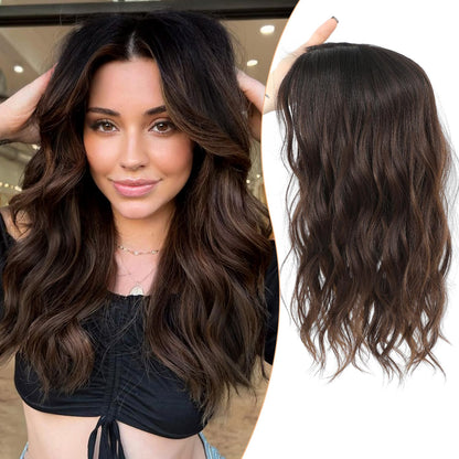 ⚡ Final Hours –🌷2026 New Lightweight & Breathable Wavy Hair Topper