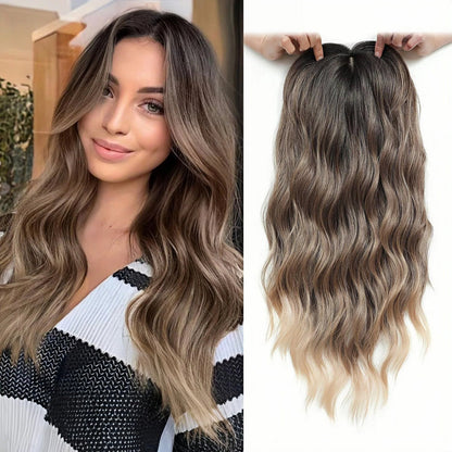 ⚡ Final Hours –🌷2026 New Lightweight & Breathable Wavy Hair Topper
