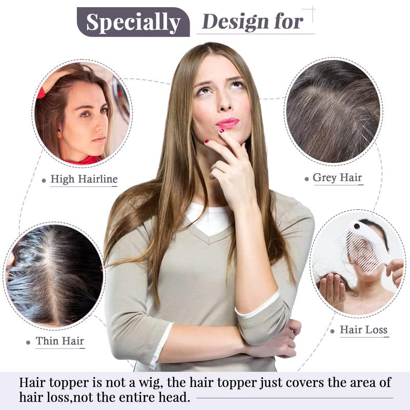 ⚡ Final Hours –🌷2026 New Lightweight & Breathable Wavy Hair Topper