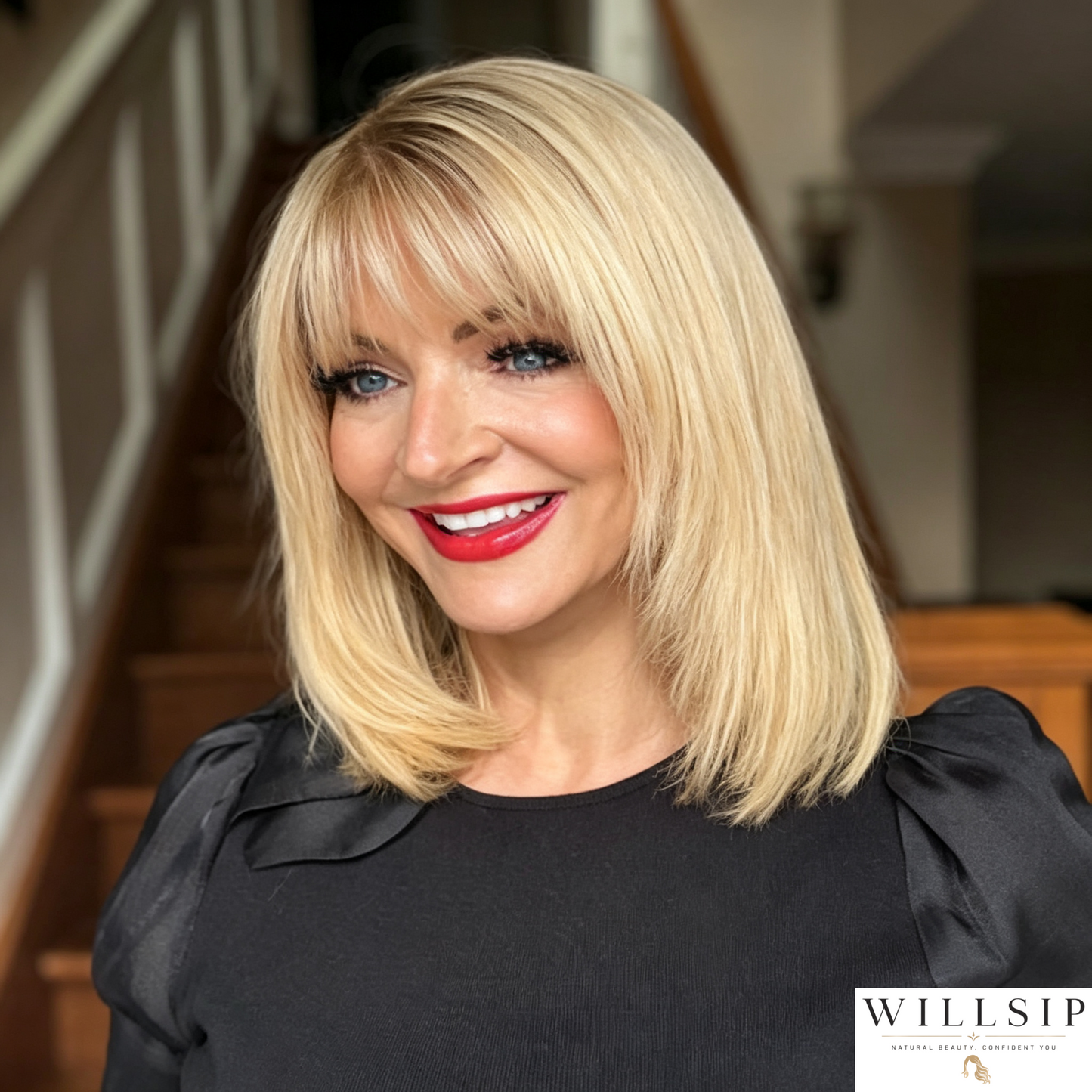 Hair Topper with Bangs | Hair Piece for Thinning Hair
