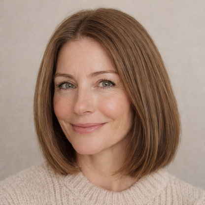 Straight Hair Topper for Crown Thinning – Natural Coverage at the Crown