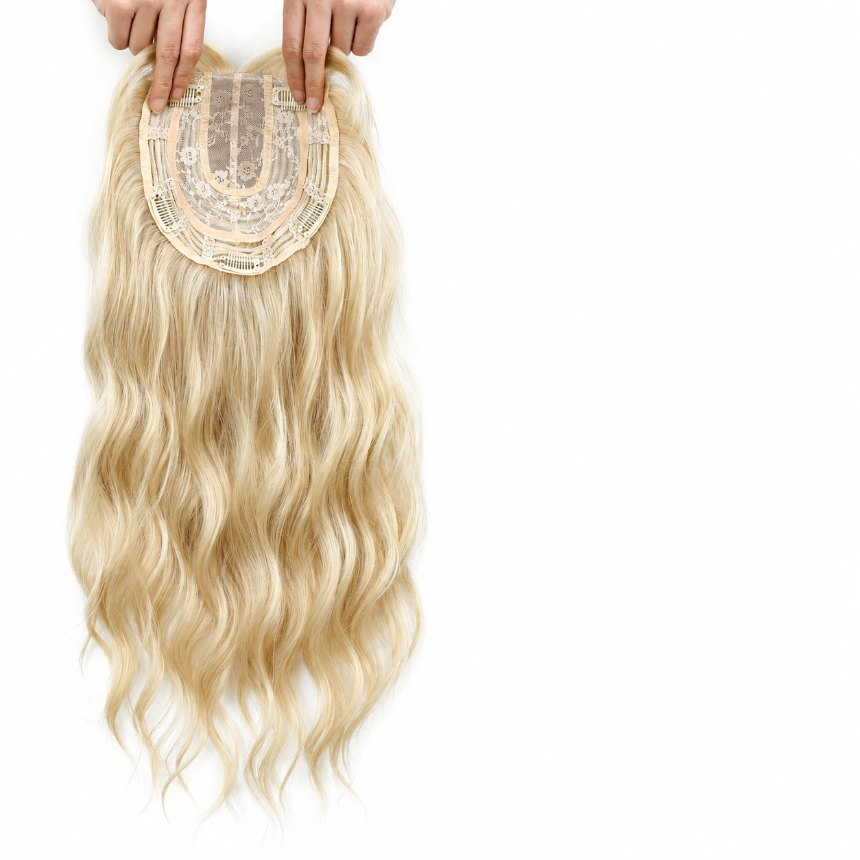 ⚡ Final Hours –🌷2026 New Lightweight & Breathable Wavy Hair Topper