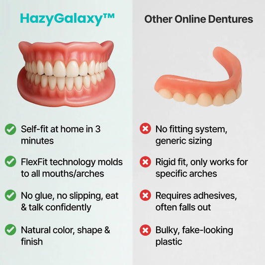 🦷 HazyGalaxy™ Custom-Fit Dentures ⏰ ENDS TODAY   88% OFF | Smile with Confidence
