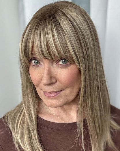 🔥 NEW ARRIVAL SALE- Hair Topper with Bangs | Hair Piece for Thinning Hair