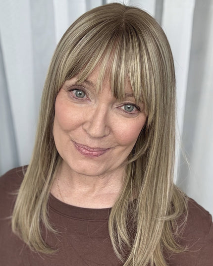 🔥 NEW ARRIVAL SALE- Hair Topper with Bangs | Hair Piece for Thinning Hair