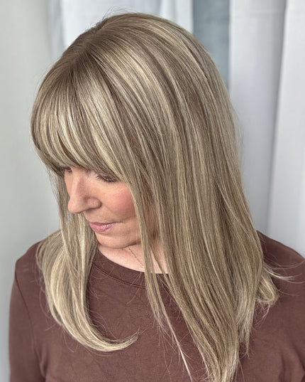 🔥 NEW ARRIVAL SALE- Hair Topper with Bangs | Hair Piece for Thinning Hair