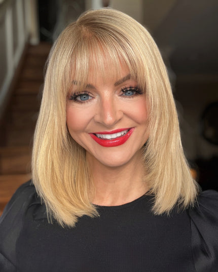🔥 NEW ARRIVAL SALE- Hair Topper with Bangs | Hair Piece for Thinning Hair