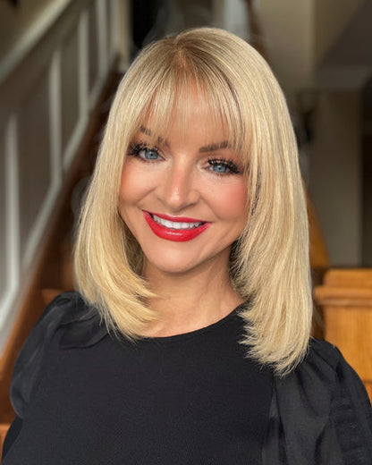 🔥 NEW ARRIVAL SALE- Hair Topper with Bangs | Hair Piece for Thinning Hair
