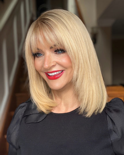 🔥 NEW ARRIVAL SALE- Hair Topper with Bangs | Hair Piece for Thinning Hair