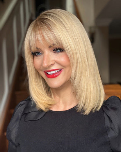 🔥 NEW ARRIVAL SALE- Hair Topper with Bangs | Hair Piece for Thinning Hair