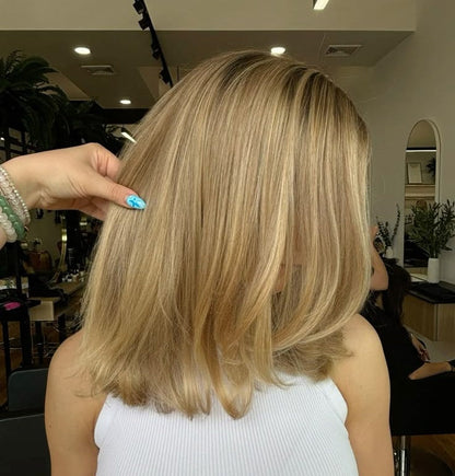Straight Hair Topper for Crown Thinning – Natural Coverage at the Crown