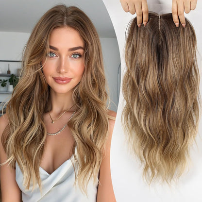 ⚡⚡Final Hours – 2026 New Lightweight & Breathable Wavy Hair Topper