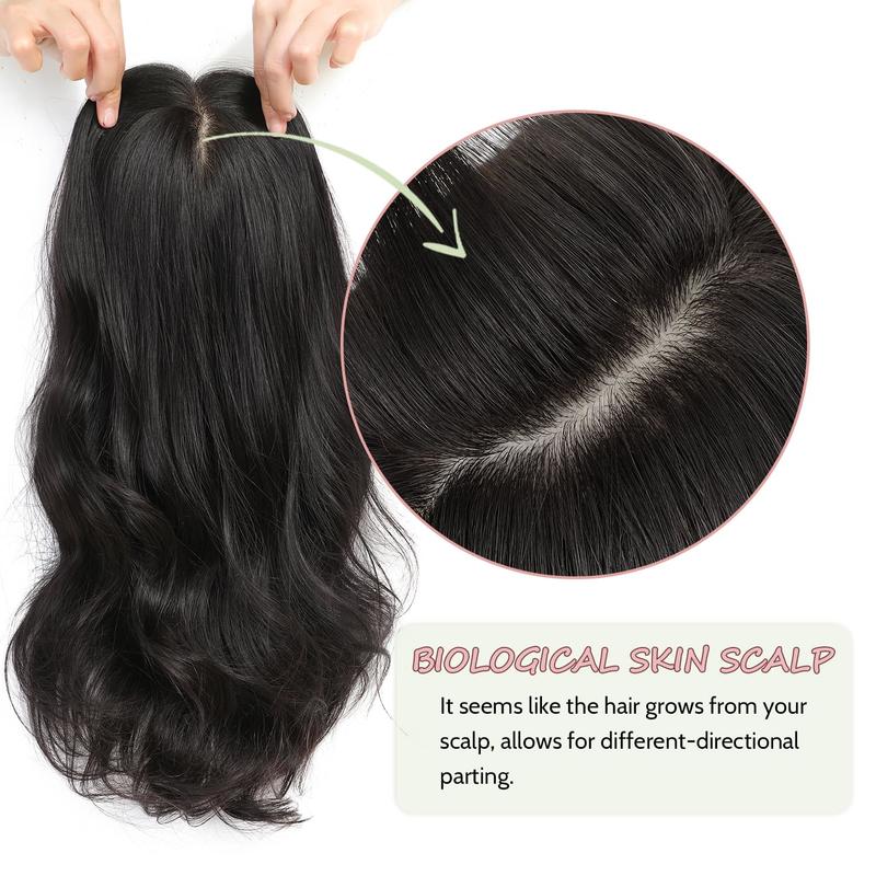 ⚡ Final Hours –🌷2026 New Lightweight & Breathable Wavy Hair Topper